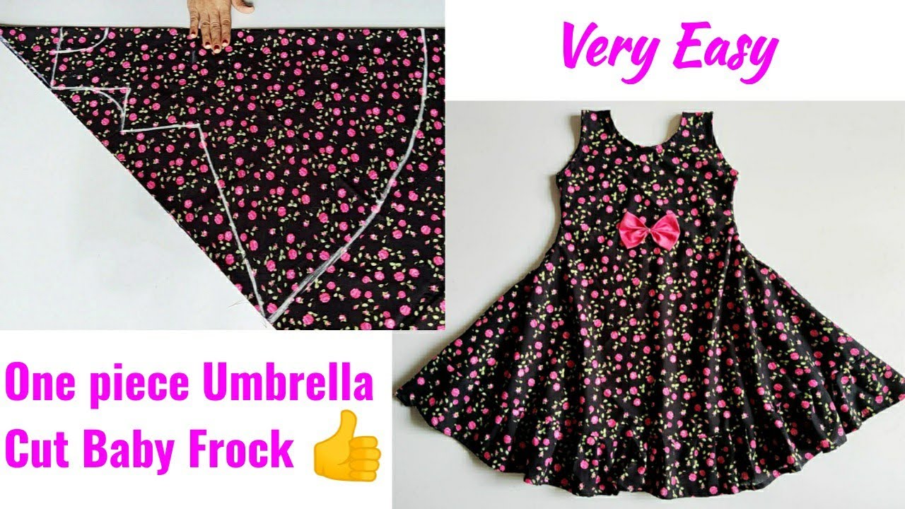 Designer net babyfrock cutting and stitching/5yr baby frock/party wear  dress for kids - YouTube